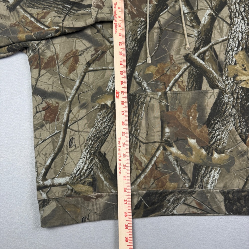 Ten Buck‎ Mens Realtree Hardwoods Camo Hoodie XL Brown Green Hunting Sweatshirt - Picture 5 of 6